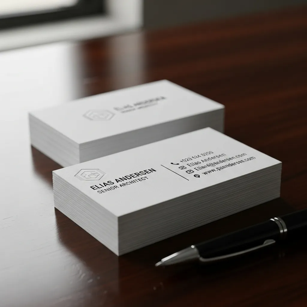 Professionelle Visitkort